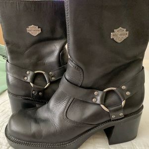Harley Davidson black boots